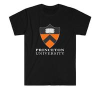 GYTA3345zs Princeton University Famous College Symbol Men's Black T-Shirt