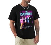 GYTA3345zs The-Damned-T-Shirt-Oversized-t-Shirt-Anime-t-Shirt-Quick-Drying-Plain-t-Shirts-Men