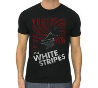 GYTA3345zs The White Stripes Shirt Jack Meg White Retro Men Black
