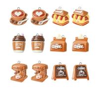 Gythara Dijes acrílicos de resina con temática de frutas y animales, para manualidades, joyas, pulseras, collares, pendientes, llaveros, decoración de manualidades, Resina, No es una piedra preciosa