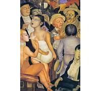GYTRI CGFHJ Cartel abstracto de Diego Rivera Pintura en lienzo 《Noche de los ricos》De Diego Rivera Colección de grabados para regalos de decoración del hogar 40x60cm sin enmarcar