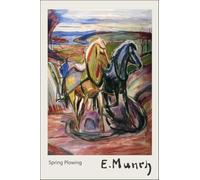 GYTRI CGFHJ Cartel abstracto de Edvard Munch Pintura en lienzo 《Spring Plowing》De Edvard Munch Arte de Pared Colecciona Grabados de Paisajes para Regalos de Decoración del Hogar 40x60cm Sin enmarcar