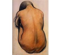 GYTRI CGFHJ Cartel de Diego Rivera People Pintura abstracta en lienzo《Espalda desnuda》De Diego Rivera Colección de Grabados para Regalos de Decoración del Hogar 40x60cm Sin enmarcar