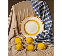 GYTRI CGFHJ Cartel de Tamara De Lempicka Grabados de bodegones《Limones y plato》Arte abstracto mural de Tamara de Lempicka Pintura en lienzo para decoración del hogar 40x50cm sin enmarcar