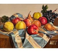 GYTRI CGFHJ Cartel de Tamara De Lempicka Grabados de naturaleza muerta《Frutas》 Arte abstracto mural de Tamara de Lempicka Pintura en lienzo para decoración del hogar 40x60cm sin enmarcar