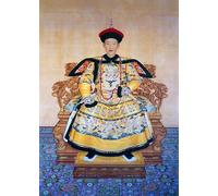 GYTRI CGFHJ Cartel del Emperador Chino, Pintura en lienzo, Emperador Qianlong de la dinastía Qing, Grabados de pared para la gente para regalos de decoración del hogar 50x70 cm sin enmarcar