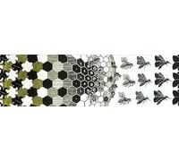 GYTRI CGFHJ Famoso M.C.Escher Póster y Grabados Arte Abstracto de Pared《Metamorfosis II extracto》Cuadro M.C.Escher Lienzo Pintura Para Decoración del Hogar 40x160cm Sin marco