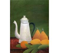 GYTRI CGFHJ Henri Rousseau Póster Bodegón Impresiones Arte Abstracto De Pared Cuadro《Tetera Y Fruta》Henri Rousseau Cuadro En Lienzo Para Decoración Del Hogar 50x60cm Sin Marco