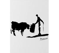 GYTRI CGFHJ Pablo Picasso Gente Póster Impresiones en Color Cuadro de Arte de Pared Abstracto《Corrida de Toros》Pablo Picasso Cuadro en Lienzo Para Decoración del Hogar 40x60cm Sin Marco