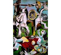GYTRI CGFHJ Pablo Picasso Póster Abstracto Arte de Pared《El Rapto de Sabinas》Impresiones Pablo Picasso Cuadro Lienzo Cuadro De Personas Para Decoración Del Hogar 50x70cm Sin Marco