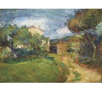 GYTRI CGFHJ Póster abstracto de Henri Matisse Cuadro de pared de pared 《Pequeño paisaje corso》por Henri Matisse Grabados Pintura en lienzo a color para decoración del hogar 50x70cm Sin enmarcar