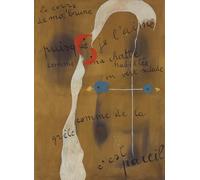 GYTRI CGFHJ Póster abstracto de Joan Miro Cuadro de pared 《Pintura y poesía》por Joan Miro Grabados de personas Pintura en color de lienzo para decoración del hogar 40x55cm sin enmarcar