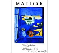 GYTRI CGFHJ Póster de Henri Matisse regala pintura vintage en lienzo《La ventana de Tánger 》De Henri Matisse Wall Art Collection Grabados para Decoración del Hogar 40x60cm sin enmarcar