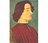 GYTRI CGFHJ Póster de Sandro Botticelli Arte mural retro《 Giuliano de Medici》de Sandro Botticelli Grabados Pintura de lienzo para decoración del hogar 40x60cm sin enmarcar
