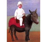 GYTRI CGFHJ Póster e impresiones de Pablo Picasso《Hijo del artista diez años》Cuadro abstracto de arte mural de Pablo Picasso Pintura en lienzo para decoración del hogar 40x50cm sin marco