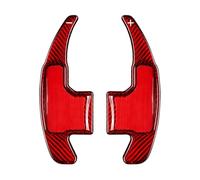 GYTTAK levas Cambio Volante Compatible con Ford para Mustang 2015 2016 2017 Extensión De Cambio De Paleta del Volante del Coche Palancas De Cambio Shifer Volante De Cambio(Red)