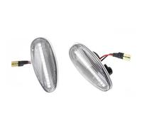 GYTTAK Luz De SeñAl Auto Compatible con Mitsubishi para Eclipse 1995 1996 1997 1998 1999 Indicador Lateral Dinámico Luces Intermitentes Secuenciales(Clear)