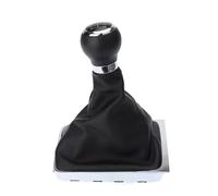 GYTTAK Pomo Palanca Cambio Compatible con VW para Passat B6 Perilla de Palanca de Cambios de Coche de 6 velocidades con Accesorios Interiores de Maletero de Polaina