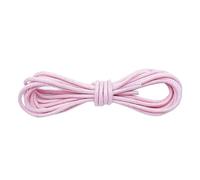 GYTTDERFL Cordones Botas De MontañA 2 pares de cordones encerados de algodón de 2,5mm de longitud, cordones redondos for zapatos Oxford, botas, cordones de cuero impermeables(Pink,90cm)