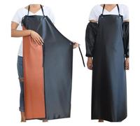 GYTTDERFL Delantal Cocina Delantal grueso de doble capa, delantal de vinilo impermeable for cocina, delantales de PVC resistentes a químicos for lavar platos y pesca
