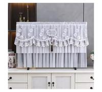 GYTTDERFL Funda Tv Exterior TV Cover Can Be Turned on Without Remove The TV Cover Hanging Desktop Thin LCD Protective Cover with Lace Simple(Color 04,168x100cm)