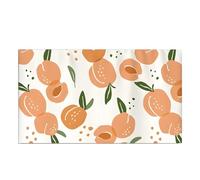 GYTTDERFL Funda Tv Exterior TV Cover Dustproof Home Decor,Thickened & Easy To Install,Hand-Drawn Yellow Peach Pattern,Fits 24 43 50 55 65 70 75 85 Inch TVs(49inch)