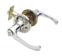 GYTTDERFL Manija Para Puerta Interior Stainless Steel Three-Bar Style Handle Door Lock Knob With Keys, Zinc Copper Alloy Universal(5-7cm thickness)