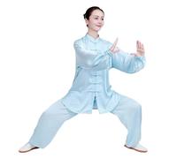 GYTTDERFL Ropa para Artes Marciales Ropa de Tai Chi, Vestido de Kung Fu, Ropa de Wushu, Uniforme de Artes Marciales, Multicolor, Transpirable, for Mujeres y Hombres(Color3,M)