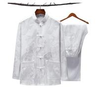 GYTTDERFL Ropa para Artes Marciales Uniforme de Artes Marciales, Traje Tang for Hombres y Mujeres, Ropa Tradicional Hanfu, Camisa de Kung Fu, Uniforme de Tai Chi de Manga Larga(Color:6,190)