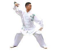 GYTTDERFL Ropa para Artes Marciales Uniforme de Tai Chi de satén, cinturón de Ejercicios de satén, Ropa de Wushu y Kungfu, Traje de Wing Chun for Artes Marciales(Color: 5,170)