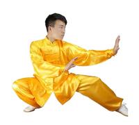 GYTTDERFL Ropa para Artes Marciales Uniforme de Tai Chi de satén, cinturón de Ejercicios de satén, Ropa de Wushu y Kungfu, Traje de Wing Chun for Artes Marciales(Color: 6,175)
