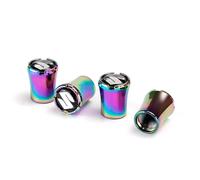 GYUHEDR 4 Piezas Tapas de Válvula,para Suzuki 018 válvulas de neumáticos Tapones Rueda Tapones de válvula Accesorios,B