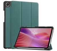 Gyulin Funda para Lenovo Tab One Tablet/Tab K9 de 8.7 pulgadas 2025 (TB305XU/ TB305FU), carcasa rígida delgada con soporte triple y función de encendido y apagado automático, verde negruzco