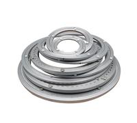 GYYDXXFC Herrajes For Placa Giratoria, Plato Giratorio Lazy Susan De Aluminio Resistente, Plateado, Rodamiento Redondo For Plato Giratorio, Herrajes For Lazy Susan(450mm(18 Inches))