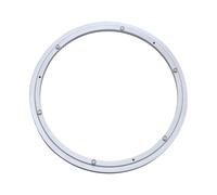 GYYDXXFC Plato Giratorio Redondo Plateado con Rodamientos For Cargas Pesadas, For Mesa De Comedor De Cocina, Plato Giratorio Redondo con Rodamientos, Herrajes Lazy Susan(450mm(18 Inches))