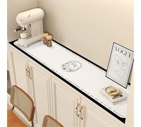 GYYFQH Mantel de Cuero Artificial, Mantel de Cuero PU, Mantel Lavable Resistente al Aceite y al Agua, Adecuado para aparadores, zapateros, tapetes, manteles de Mesa de café(K,30×160cm)