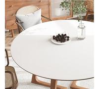 GYYFQH Tapete Redondo de Cuero sintético para Mesa de Comedor, tapete Redondo para Mesa de Centro, Resistente al Calor, Antideslizante, Impermeable(E,90cm Round)