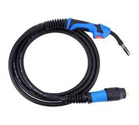 GYZOUKA Antorcha de Soldadura MIG, Pistola de Metálico de Gas MB15AK, Conector Europeo con Protección contra Torceduras para Soldadura Rica en CO2 y Argón