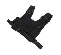 GYZOUKA Bolsa Portátil para Arnés Frontal de Walkie Talkie para Diversas Herramientas Operativas, Diseñada para Patrulla de esquí, 22,3 X 18,4 Cm