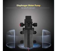GYZOUKA Bomba de Diafragma Eléctrica con Propiedades Resistentes a la Corrosión, Bomba de Agua de Diafragma de 24 V 80 W con Motor de CC de Imán Permanente para Pulverización