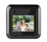 GYZOUKA Cámara Elegante de la Mirilla del Visor de la Puerta de la Leva del Visor de la Puerta Exhibición de Pantalla LCD TFT Granangular de 0.3MP 95°