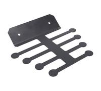 GYZOUKA Estante para Bandas de Fitness, Soporte Resistente para Gimnasio en Casa, Organización de Bandas de Entrenamiento, Ahorra Espacio para Correas de Tobillo y Cinturones de Levantamiento de