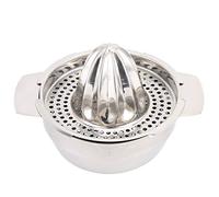 GYZOUKA Exprimidor Manual de Acero Inoxidable, Ranuras de Presión de Hilo de Alto Rendimiento de Jugo, para Extracción de Jugo de Naranja, Limón, Pomelo, Kiwi