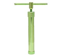 GYZOUKA Gun de Barro Extrusor de Barro Herramientas de Arcilla de Acero Inoxidable de Bricolaje para Pastel de Bricolaje para Hornear Arcilla de Polímero de Fondant con 6.5 Pulgadas COL (Verde)