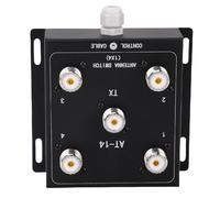 GYZOUKA Interruptor de Antena Pep de 4 Vías de 500 W con Operación Remota Ideal para Instalación en Torre, Tecnología de Baja Pérdida, Rango de Frecuencia de 1,8 MHz-60 MHz, Conector SO-239