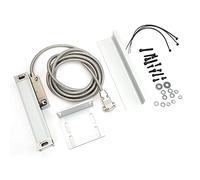 GYZOUKA Lectura Fundida a Presión de Aleación de Aluminio de Precisión DRO de Escala Lineal 2AE 3AE para Posicionamiento de Fresadora (150 mm)