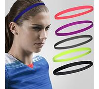 GYZOUKA Mini 6 Diademas Deportivas Elásticas, Diademas Atléticas de Buena Elasticidad para Ejercicios Deportivos, Adecuadas para Cualquier Banda Deportiva para el Cabello