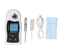 GYZOUKA Refractómetro Digital Brix Medidor de Azúcar Medidor Brix Alta Precisión Resolución del 0,1% para Frutas Jarabe de Cerveza (SW592)