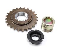 GYZOUKA Rueda de Bicicleta de 24 Dientes de Acero 24T | Diseño roscado, Compatible con cadenas de 1/2 pulgada, Gran durabilidad, Experiencia de conducción suave