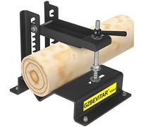 GZBEVITAR Cerradura de abrazadera de troncos para troncos de 1-1/2 a 5 pulgadas, soporte de tronco mejorado para cortar, tornillo de banco de madera de ajuste rápido para carpintería para evitar